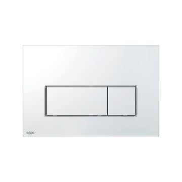 Alcaplast Nyomólap, fényes króm, szögletes (M571)