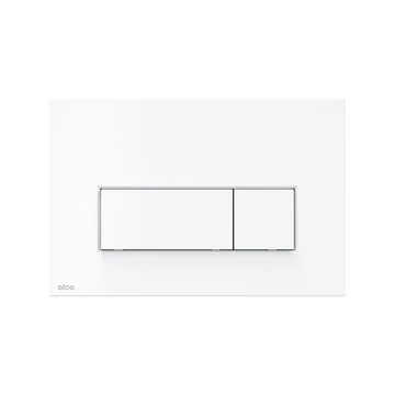 Alcaplast Nyomólap, kettős, fehér matt, szögletes (M576)