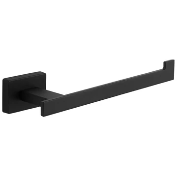 Aqualine Apolló WC-papír tartó, fedél nélkül, matt fekete (1416-17B)