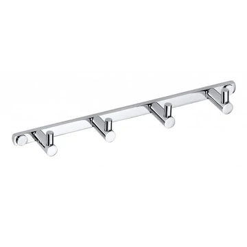 Bemeta Omega Ötrészes kihajtható törölközőtartó fogas, 270 mm, króm (XR204)