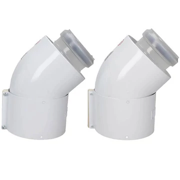 Saunier Duval Pps/Alu 45°-os ív idom 60/100 (0020257010) 1 db!