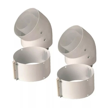 Saunier Duval Pps/Alu 45°-os ív idom 80/125 (0020257024) 1db