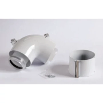 Saunier Duval Könyök idom 45°-os, 60/100, Alu-alu (08510200)