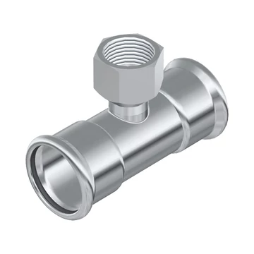 FixTrend Inox press T-idom, 54 mm - 1/2" belső menet (BM) - 54 mm