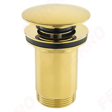 Ferro mosdó leeresztő szelep, arany (S285G)