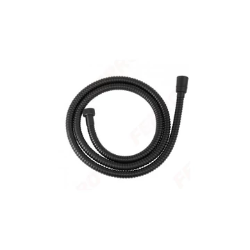 Ferro zuhany gégecső, 150 cm, acélfekete (W33)