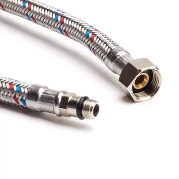 Csaptelep bekötőcső (flexibilis), 3/8"–M10, 30 cm