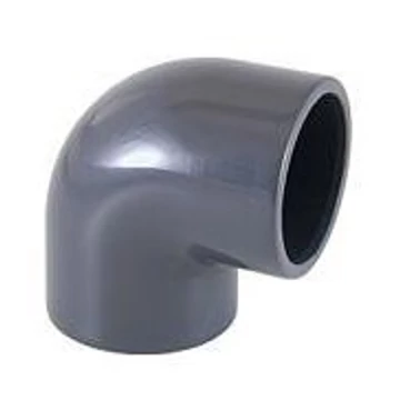 PVC nyomó könyökidom, 20/90°, ragasztható