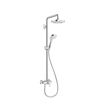 Hansgrohe Croma Select E 180 zuhanyrendszer, szögletes fejzuhany 18x18cm (27258400)