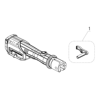 Rothenberger Pofarögzítő csap ROMAX 3000 / 4000 gépekhez (1200000059)