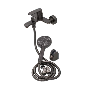 Ermetiq Moon Gray kádtöltő csaptelep zuhanyszettel (ER-DG201G)