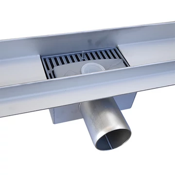 Ermetiq Classic rozsdamentes zuhanyfolyóka, 500 x 70 mm (VEN-S507A)