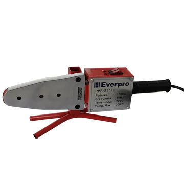 Everline műanyag csőhegesztő gép, Ø20-Ø63 (PPR-SS63C)