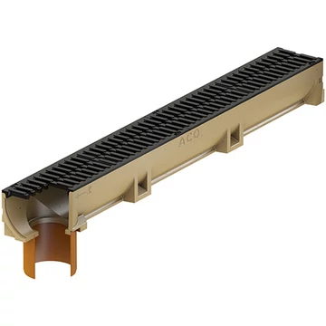 ACO Folyóka, 1 m, öntöttvas ráccsal, alsó kifolyású (38706)