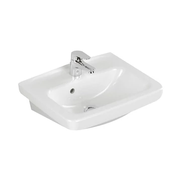 Alföldi Optic mosdó, fehér, középső furattal, 55x44 cm (7038)