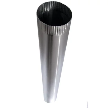 Füstcső alumínium 132/1m