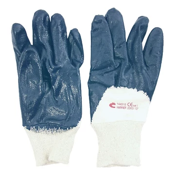 Védőkesztyű 10-es HARRIER,olajálló ,kék mártott MAD.144510