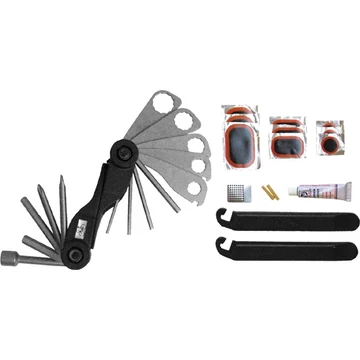 Extol Kerékpárjavító készlet, 30 részes, övre fűzhető (MAD.6569)