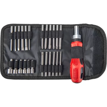 Extol Racsnis csavarhúzó és dugókulcs készlet, 25 részes (MAD.8819155)