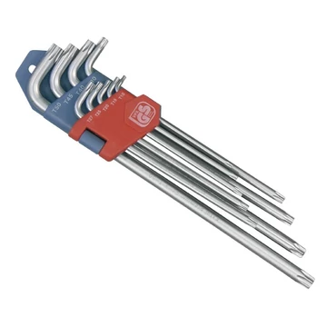 Extol Torx kulcs készlet extra hosszú, 9 részes, T10-T50 (MAD.8819412)