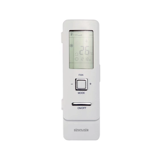 Sinclair Spectrum Plus ASH-09BIS2/W oldalfali inverteres klíma 2,7 kW távirányító