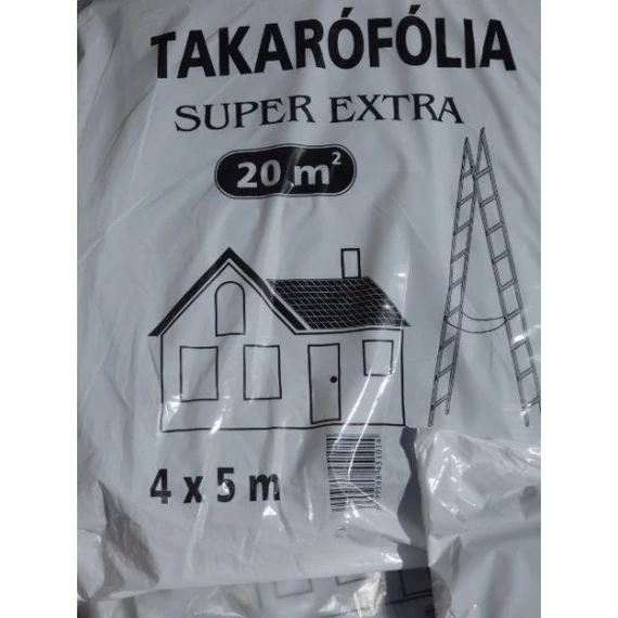 Takarófólia, 20 m2 (létrázható / extra erős)