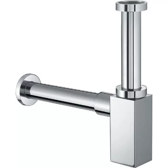 Aqualine Design mosdószifon, szögletes forma, króm (CV1001)