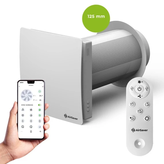 Hővisszanyerős szellőztető (AERO-VT125-MS)