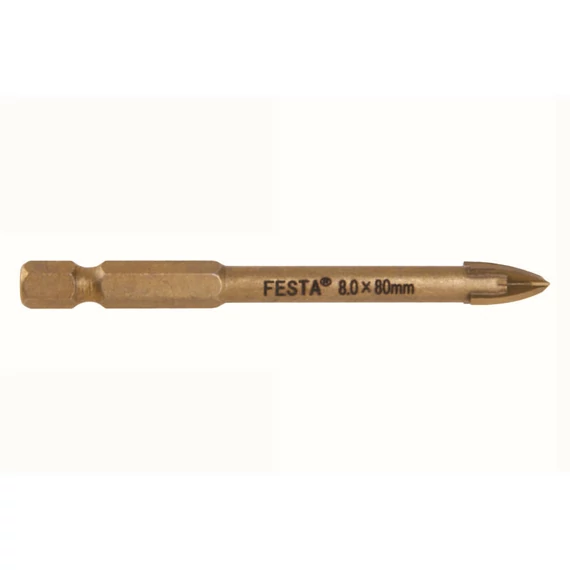 Festa Üveg- és csempefúró, hatlapú befogással, 8 mm (24783)