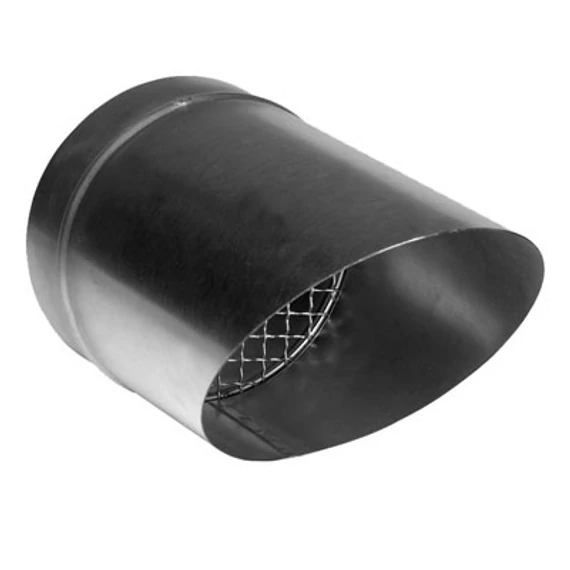 Légtechnikai végelem madárhálóval, NA160