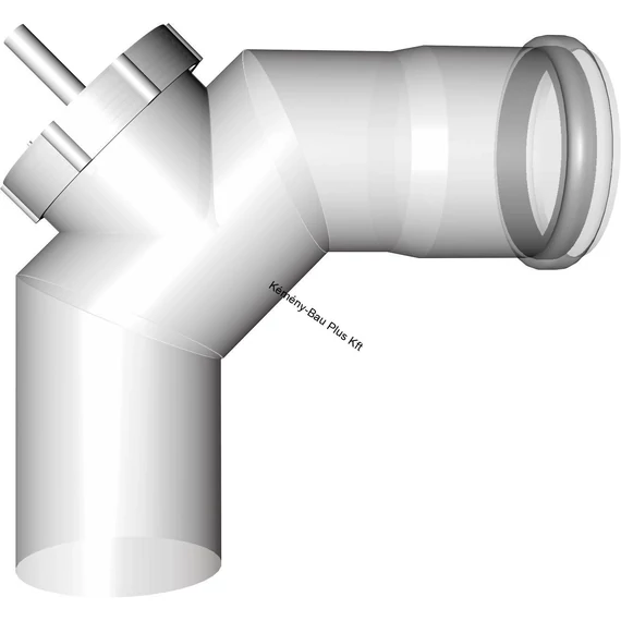 Almeva Ellenőrző könyök idom, 87°, PPH (PPRB98)