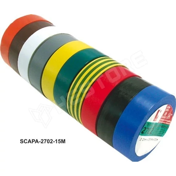 Scapa PVC szigetelőszalag, sárga (CT.BE-52 92019S.)