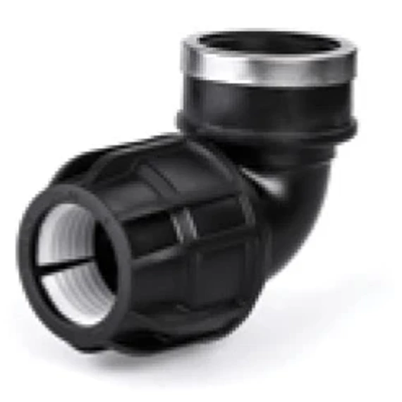 Plassim KPE BM könyök idom, 50 mm - 6/4