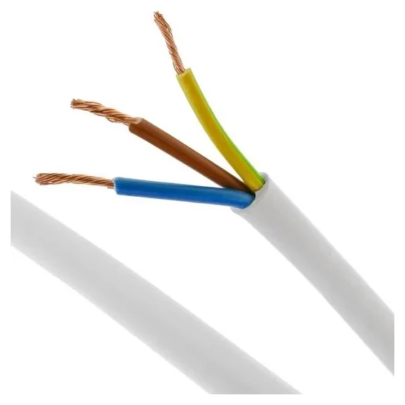 Szerelt kábel, 3x1,5 mm, 3 m