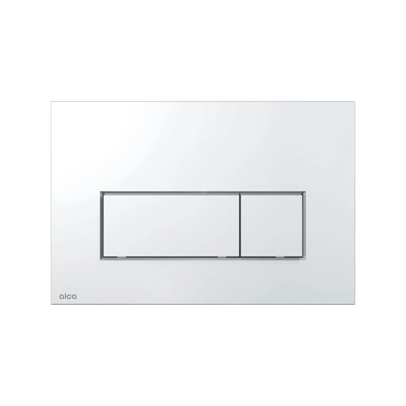 Alcaplast Nyomólap, fényes króm, szögletes (M571)