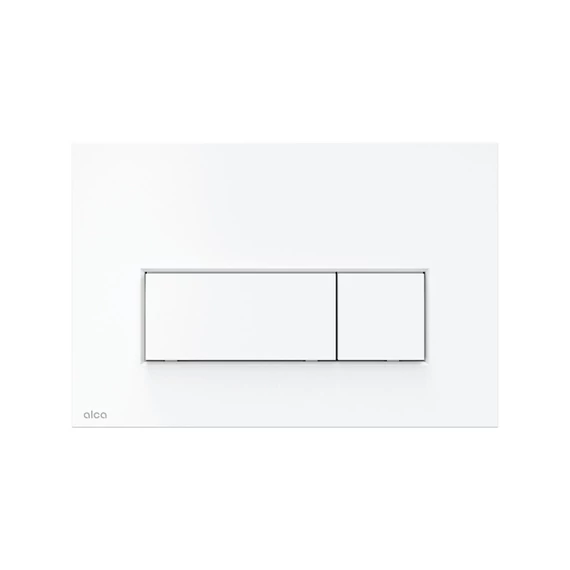 Alcaplast Nyomólap, kettős, fehér matt, szögletes (M576)