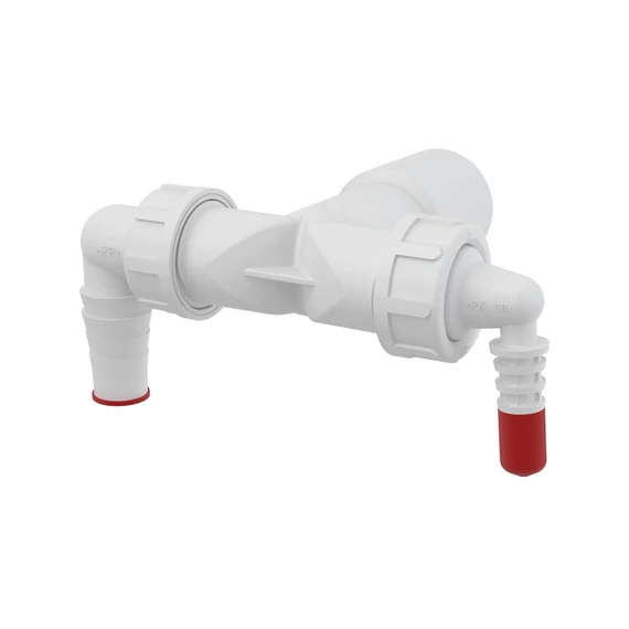 Alcaplast Mosógépszifon dupla csonkkal, 40/32 mm (P156Z)