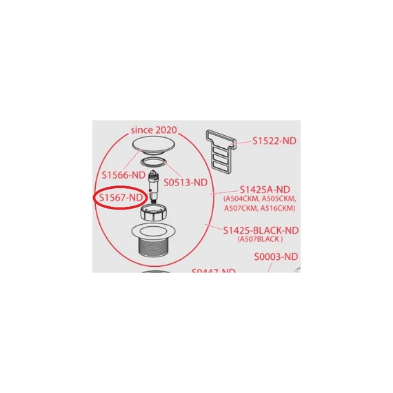 Alcaplast Alkatrész (S1567-ND)