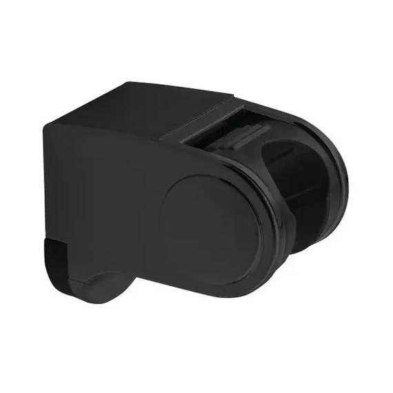 Aqualine Fali zuhanyfejtartó, állítható, matt fekete (SC140)