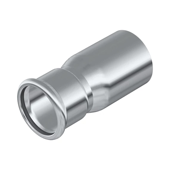 FixTrend Inox press szűkítő idom, KB, 22-15 mm