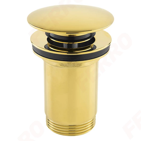 Ferro mosdó leeresztő szelep, arany (S285G)