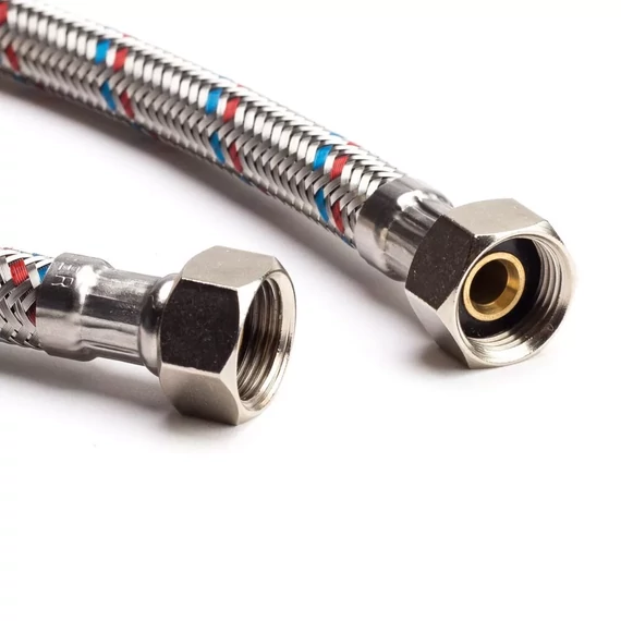 Flexibilis bekötőcső vízre, 1/2