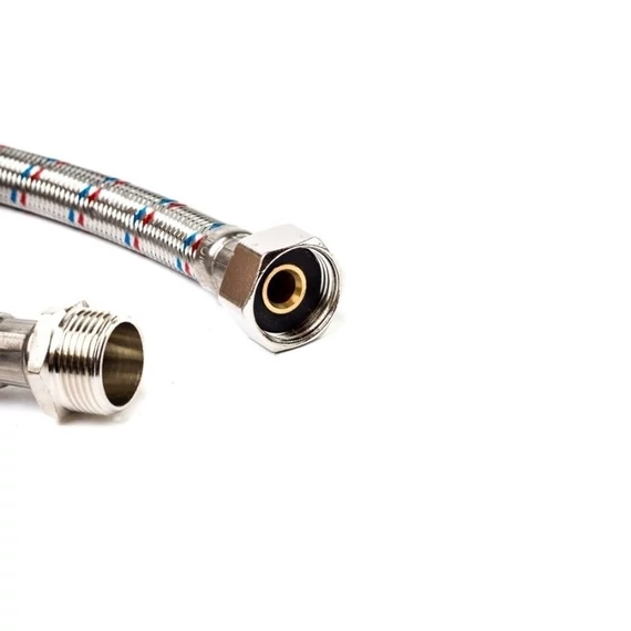 Flexibilis bekötőcső vízre, 1/2