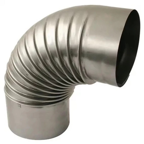 Füstcső könyök 132/90 alumínium