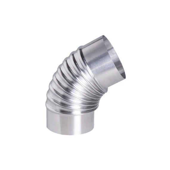 Füstcső könyök 150/45 alumínium