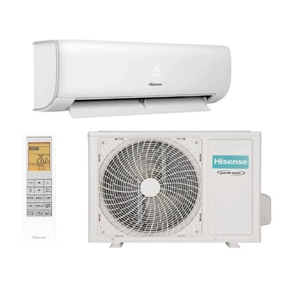 Hisense Wings Comfort 3, 5 kW split klíma szett, hűtő-fűtő légkondicionáló (-20°C-ig), Wi-Fi, tálcafűtés