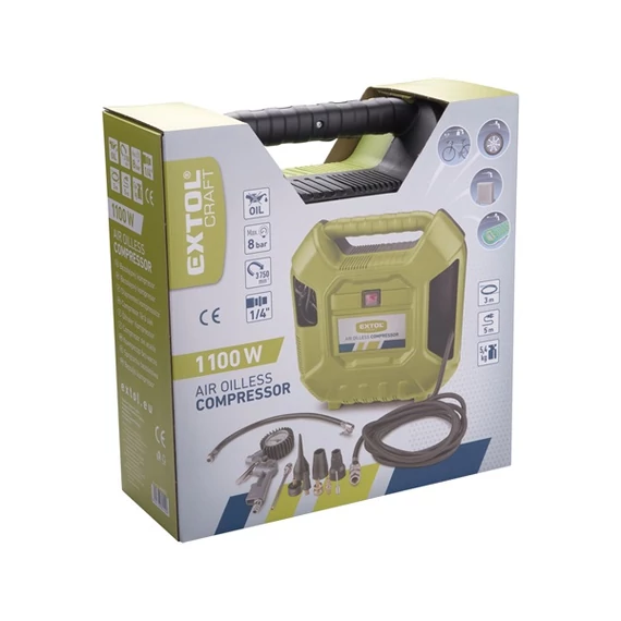 Olajmentes légkompresszor 1100W MAD.418102