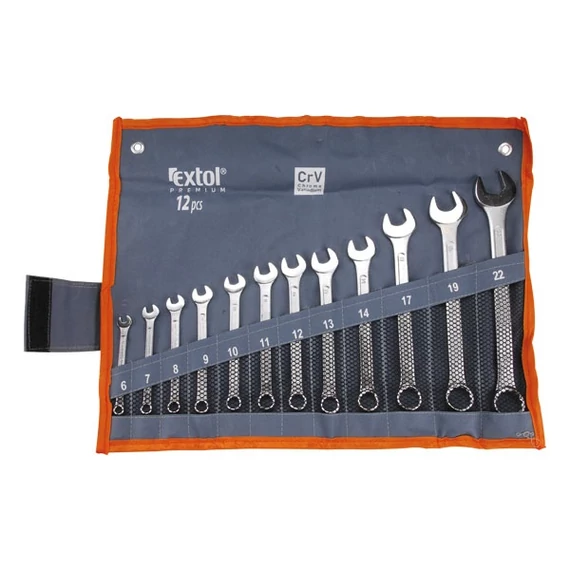 Extol Csillag-villás kulcs készlet, 6-22mm, 12 részes (MAD.6333)