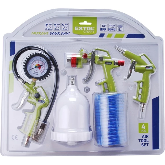 Extol Alap légkompresszor tartozék szett, 4 részes (MAD.99303)
